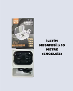 TWS Q10 Kablosuz Kulaklık – Şarj Kutulu, Yüksek Ses Kalitesi, Bluetooth 5.4 - Görsel 2