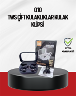 Q10 Dokunmatik Bluetooth Kulaklık – 6 Saat Müzik, Çift Dil, Hızlı Şarj