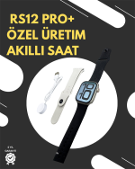 RS12 PRO+ 2025 Serisi Garantili Özel Üretim Akıllı Saat – AMOLED Ekran, GPS, 2GB Hafıza, Sesli Görüşme, Uzun Şarj Süresi