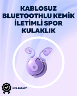 S05 Bluetoothlu Kulak İçi Spor Kulaklık – Kemik İletimi, Otomatik Bağlantı, Derin Bas Performansı - Görsel 2