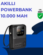 Şarj Cihazı, Saat ve Hoparlör Özellikli Akıllı Cihaz 10.000 mAh