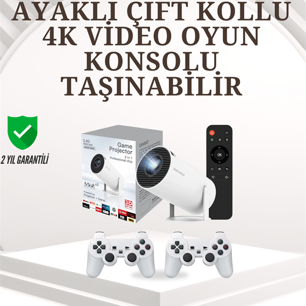 Taşınabilir Çok Fonksiyonlu Projeksiyon – Oyun, Sunum, Netflix ve Eğitim İçin