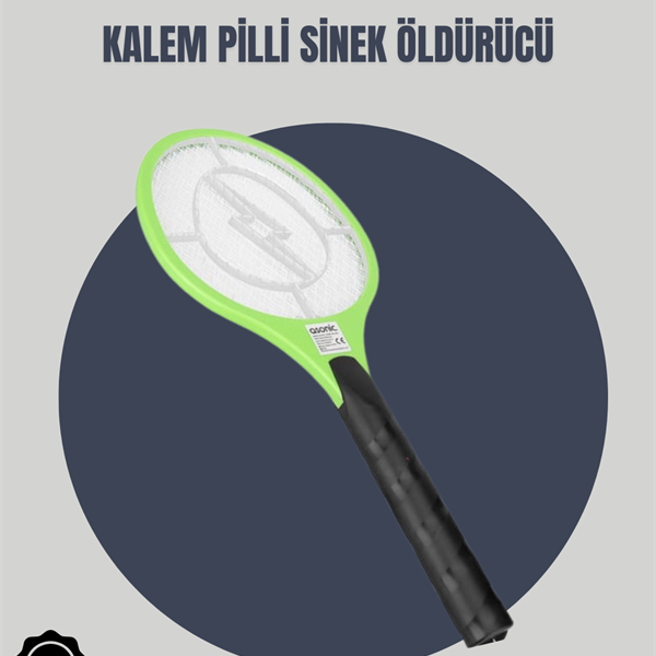 Taşınabilir Elektronik Sinek Swatter – Kimyasal İçermeyen, Ergonomik Tasarım
