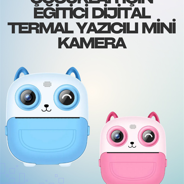 Termal Yazıcılı Dijital Kamera – USB Şarjlı, HD Video Destekli