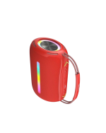 Torima Booms Box 360 RGB LED&apos;li Taşınabilir Bluetooth Hoparlör – Kırmızı, USB/TF Destekli - Görsel 5