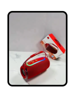 Torima Booms Box 360 RGB LED&apos;li Taşınabilir Bluetooth Hoparlör – Kırmızı, USB/TF Destekli - Görsel 2