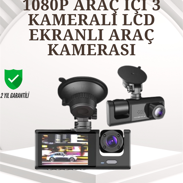 Torima TA-01 1080P Ön 720P Arka ve İç Kamera Sistemli DVR