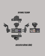 Torima TA-01 1080P Ön 720P Arka ve İç Kamera Sistemli DVR - Görsel 2