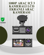 Torima TA-01 G-Sensörlü 3&apos;lü Kayıtlı Araç Kamerası