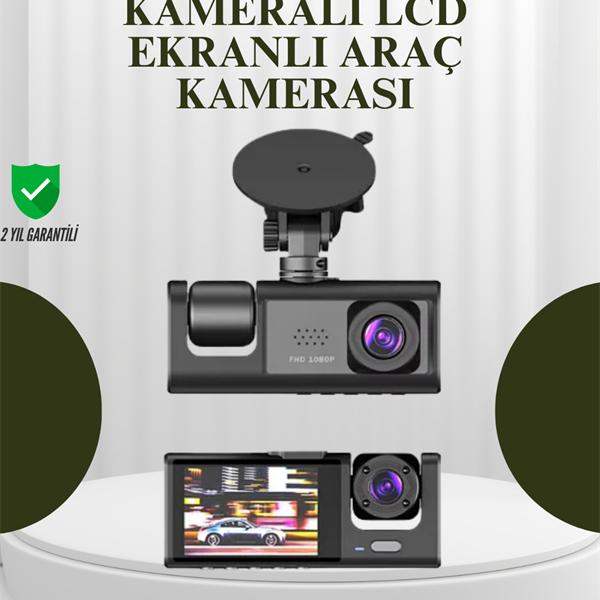 Torima TA-01 G-Sensörlü 3&apos;lü Kayıtlı Araç Kamerası