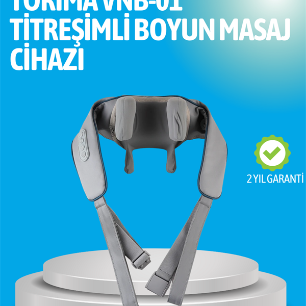 Torima VNB-01 Titreşimli Boyun Masaj Aleti Gri Renk