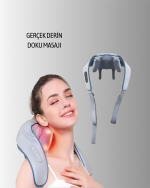 Torima VNB-01 Titreşimli Boyun Masaj Aleti Gri Renk - Görsel 4