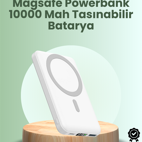 Ultra İnce Manyetik Powerbank – Hızlı Şarj, Güçlü Tutuş, 10000 mAh Kapasite