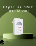 Ultrasonik Ses Dalgalarıyla Kimyasalsız Fare ve Böcek Kovucu Cihaz