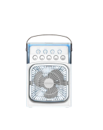 Taşınabilir 3&apos;ü 1 Arada Mini Fan | Nemlendirici + Soğutucu + Gece Lambası - Görsel 5