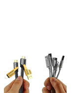 65W 4&apos;ü 1 Arada Çoklu Şarj Kablosu – USB-C, USB-A, Lightning, Veri ve Şarj Desteği - Görsel 4