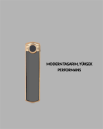 USB Şarjlı Alevsiz Elektronik Çakmak – Rüzgara Dayanıklı, Gazsız, Güvenli Kullanım - Görsel 2