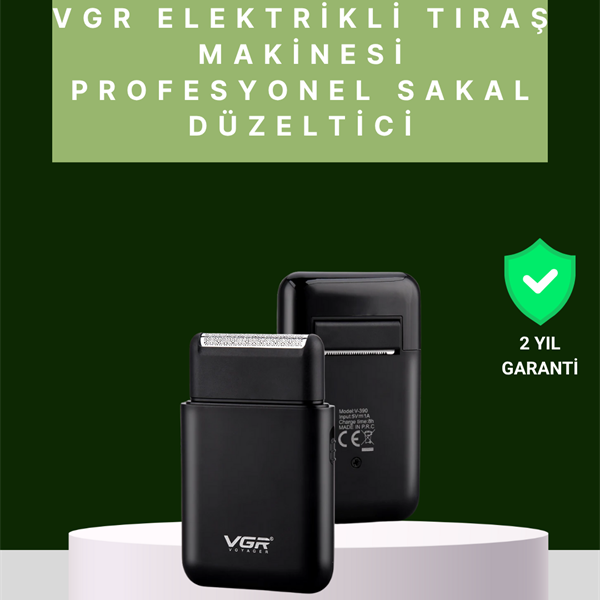 USB Şarjlı Traş Makinesi – Piston + Ağ Başlık, 600 mAh Batarya