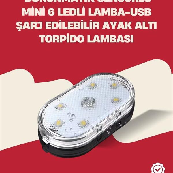 Uzun Ömürlü Lityum Bataryalı, Kompakt Araba İç Mekan LED Işıklar