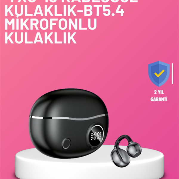 YXG10 Klipsli Açık Kulaklık – Spor İçin Uygun, APTX Ses, Ergonomik Yapı