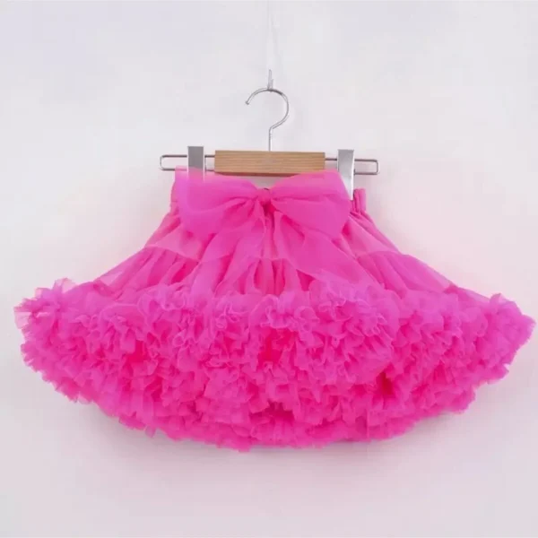 Kız Çocuk Neon Pembe Tütü Etek