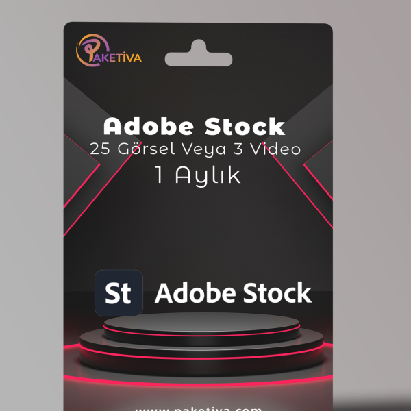 Adobe Stock 25 Görsel Veya 3 Video - 1 Aylık