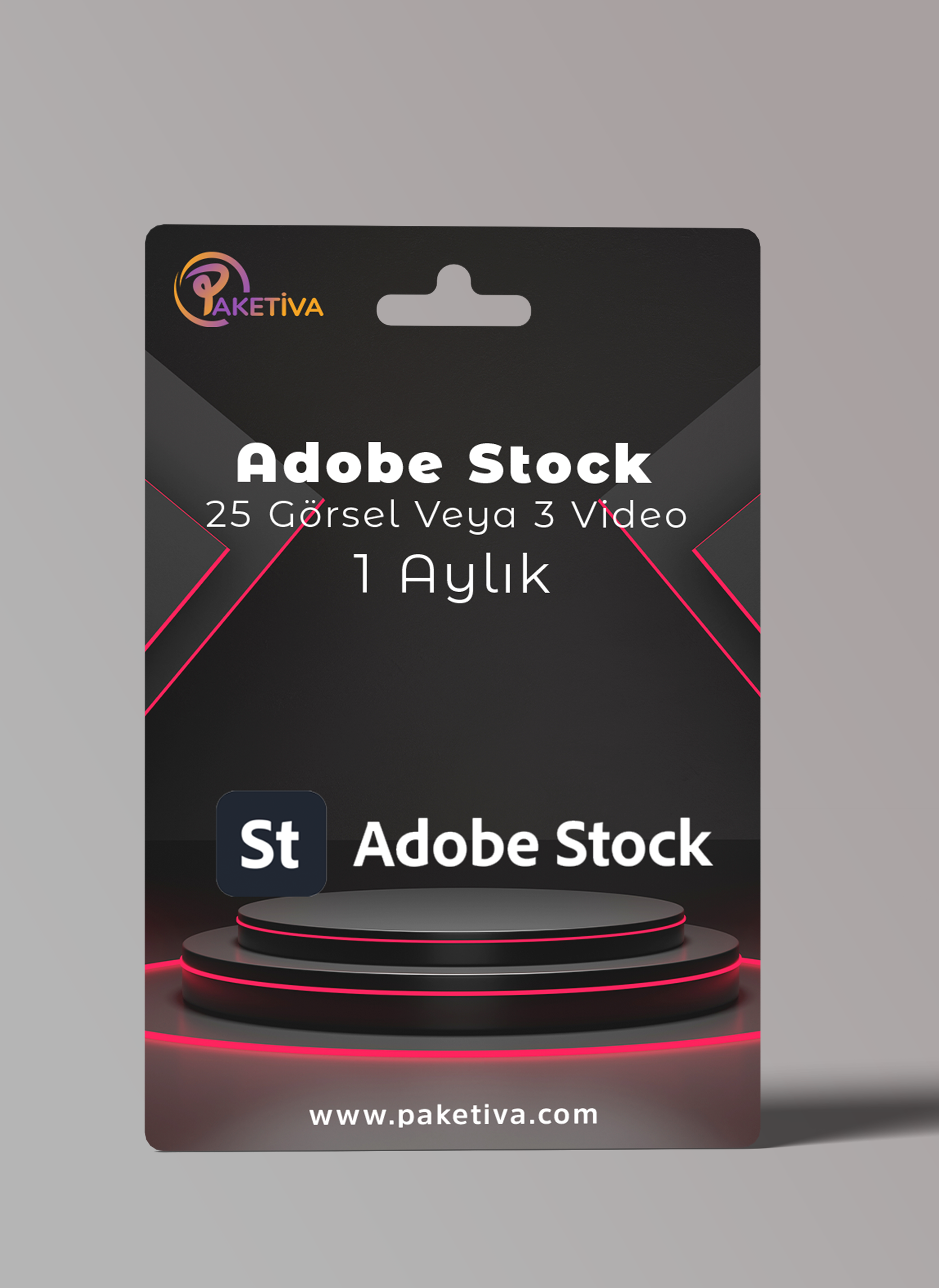 Adobe Stock 25 Görsel Veya 3 Video 1 AYLIK LİSANS- Paketiva Adobe Stock 25 Görsel Veya 3 Video - 1 Aylık - Görsel 1