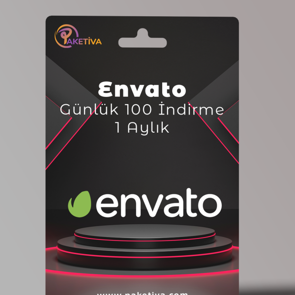Envato - 1 Aylık (Günlük 100 İndirme)