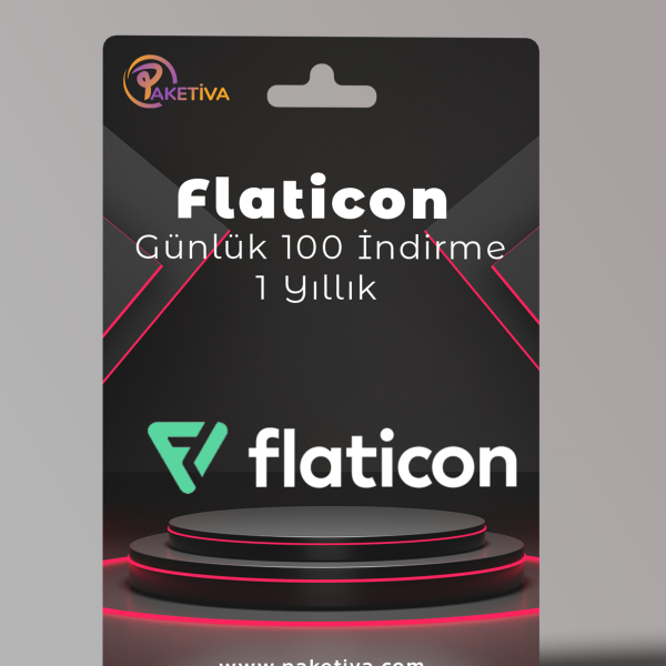 Flaticon - 1 Yıllık (Günlük 100 İndirme)
