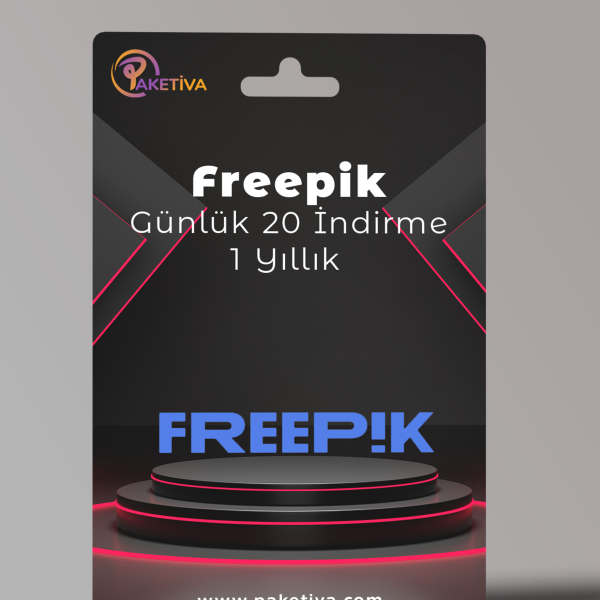 Freepik - 1 Yıllık (Günlük 20 İndirme)