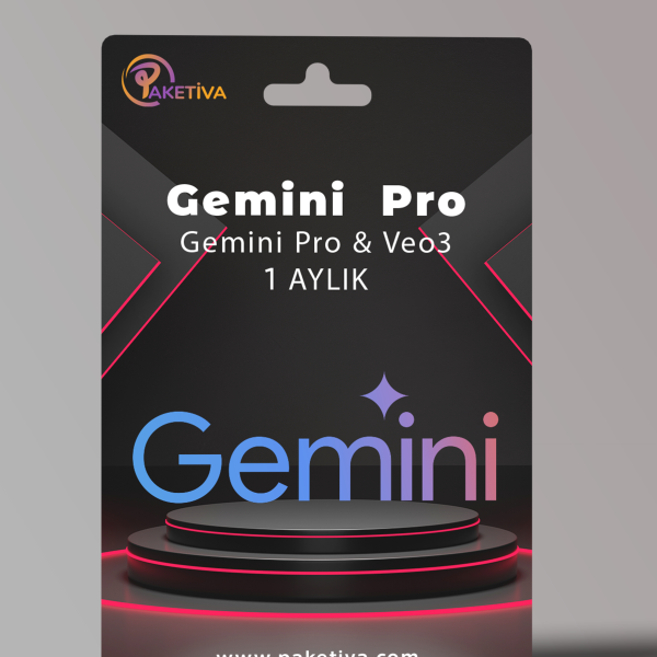 Gemini Pro & Veo3 - 1 Aylık