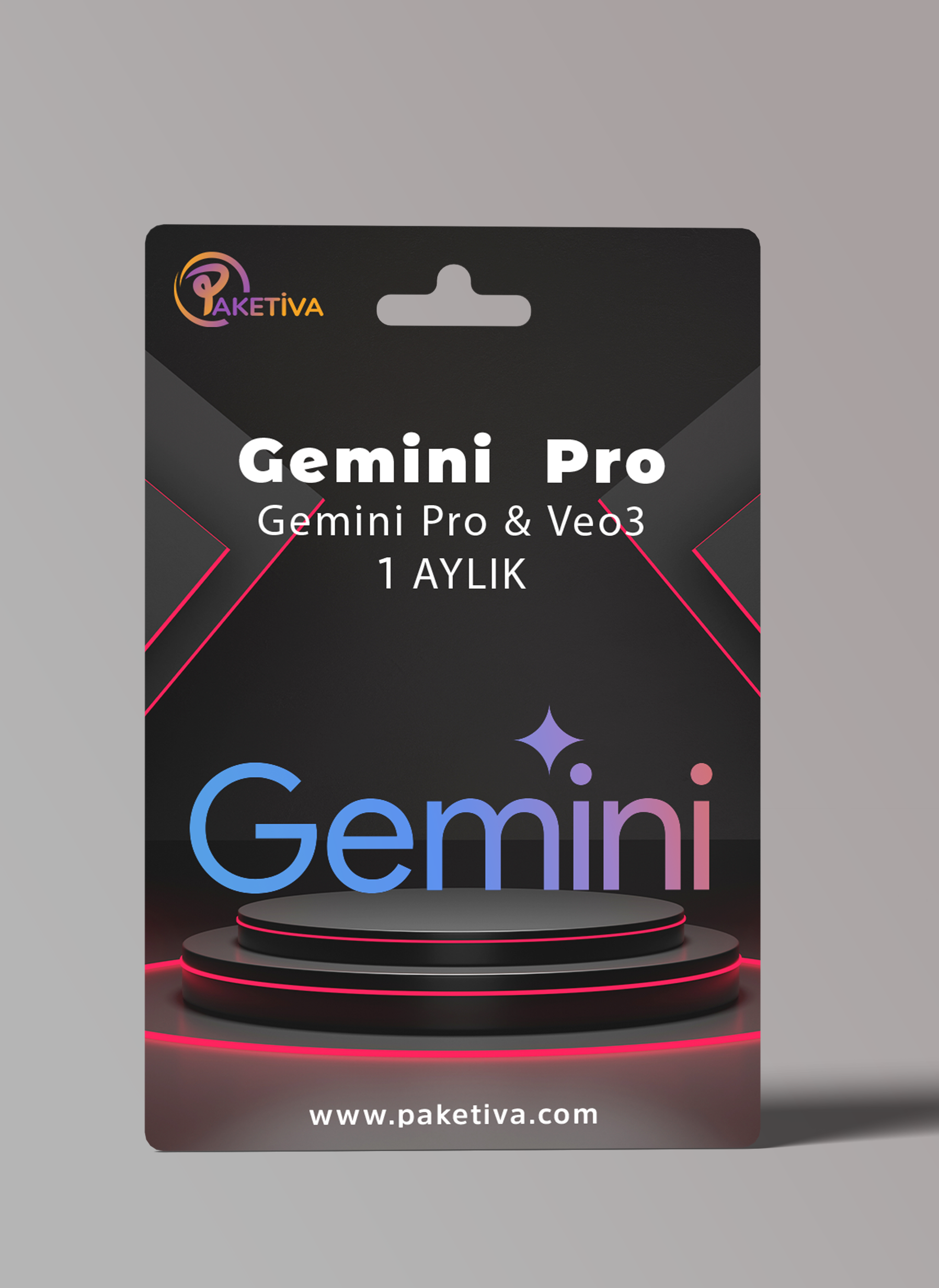 Gemini Pro & Veo3 1 AYLIK - Paketiva Gemini Pro & Veo3 - 1 Aylık - Görsel 1
