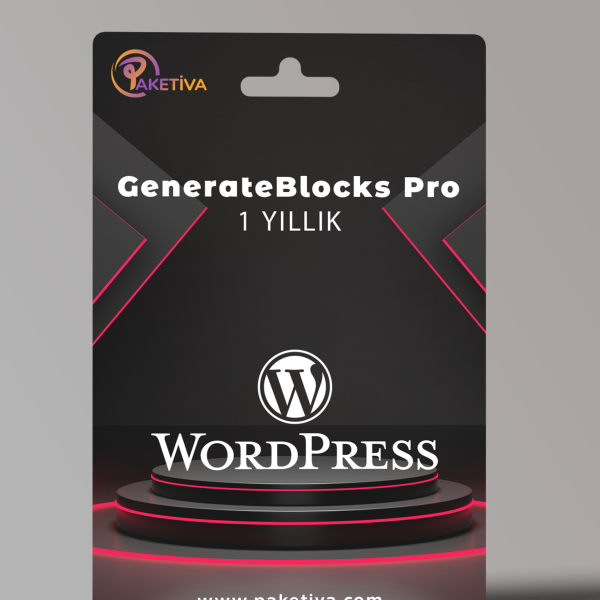 GenerateBlocks Pro - 1 Yıllık