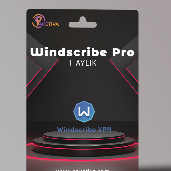 Windscribe Pro - 1 Aylık