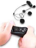 Paketiva Motosiklet Bluetooth Kask Kulaklığı (Çağrı Yanıtlama Destekli) - Görsel 4